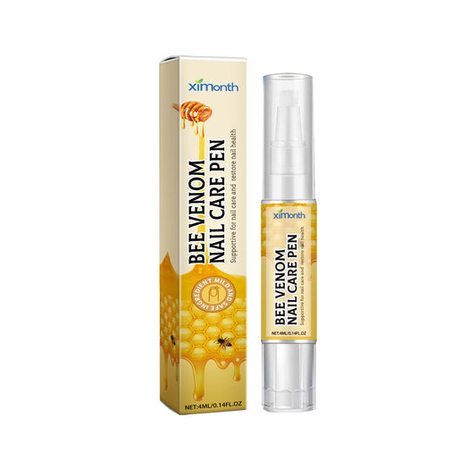 Bee Venom Grey Nail Care Pen Brightening Nail Thickening Clean Moisturizing Anti-Barb Repair Nail Care